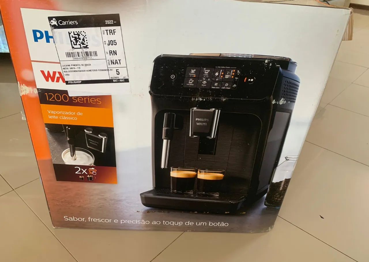 Cafeteira Espresso Automática Philips Walita 1200 Série Preta 1500W - Foto 2