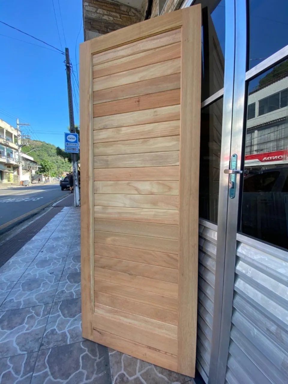 GRANDE OFERTA - PORTA MADEIRA MACIÇA MISTA 2.10X60,70 OU 80CM