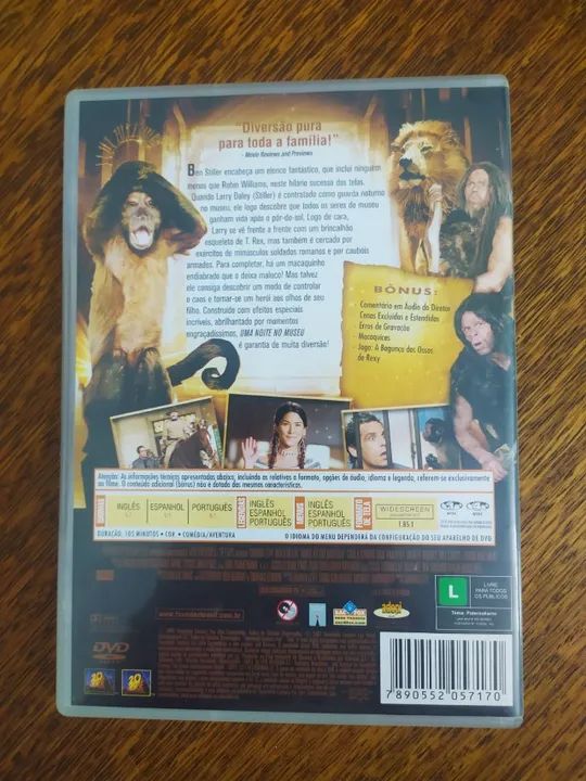 Uma Noite No Museu - Filme Dvd - Foto 2