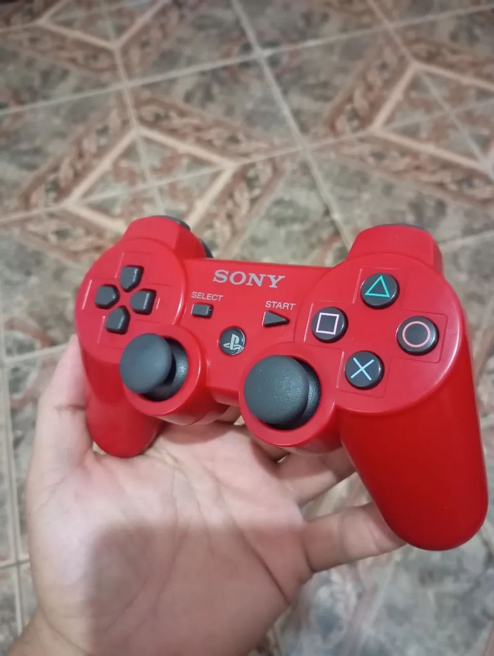 Controle original para PS3 - edição vermelho ,em excelente estado! - Foto 2