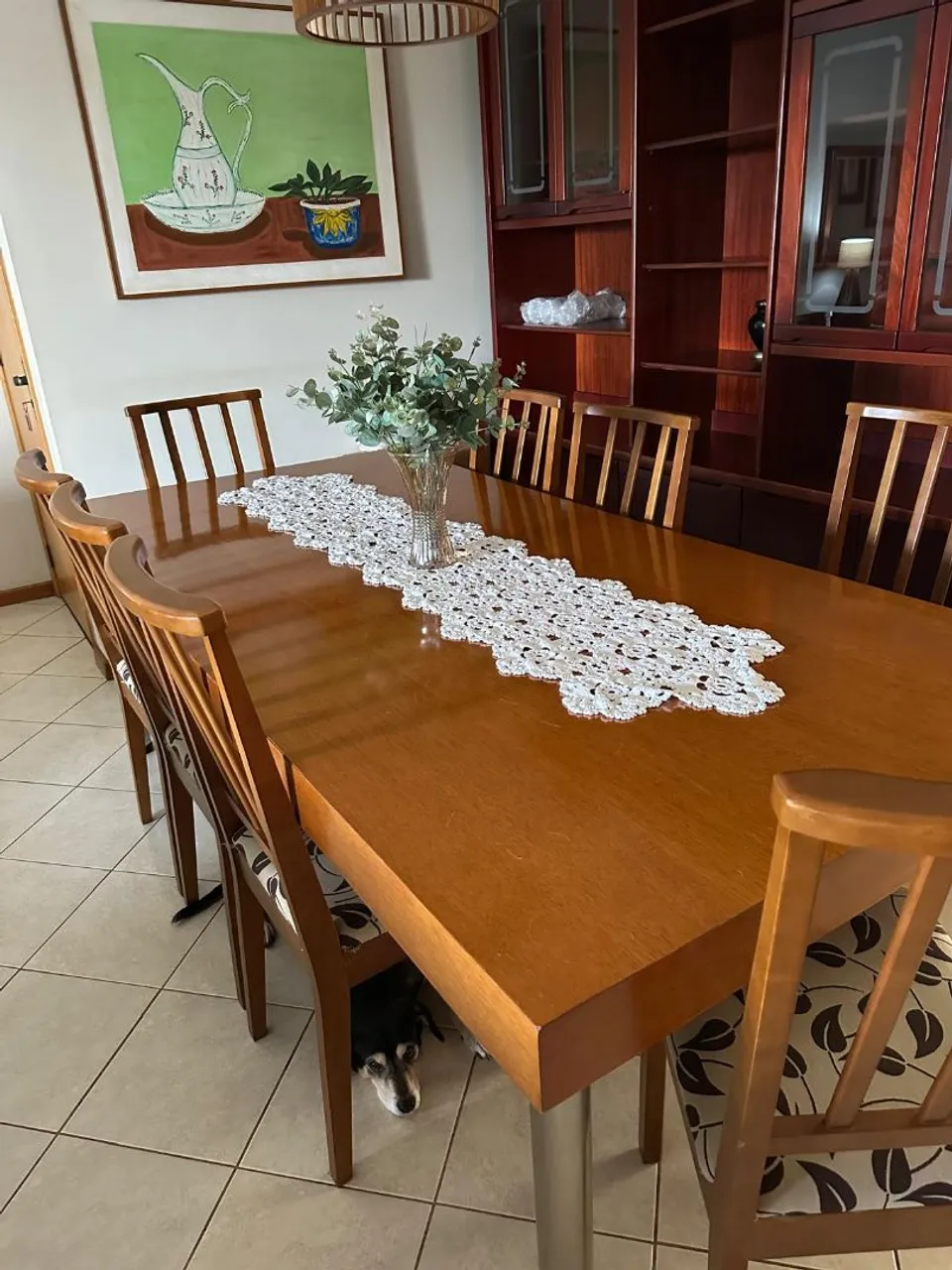 Mesa de Jantar em Madeira Amadeirada - Perfeita para sua casa!