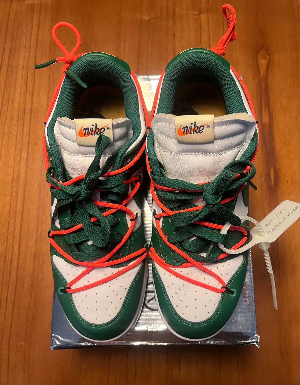 Nike Dunk x Off white Pine Green - Foto 2
