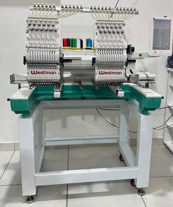 Máquina de Bordar Industrial Westman - 2 Cabeças - Foto 3