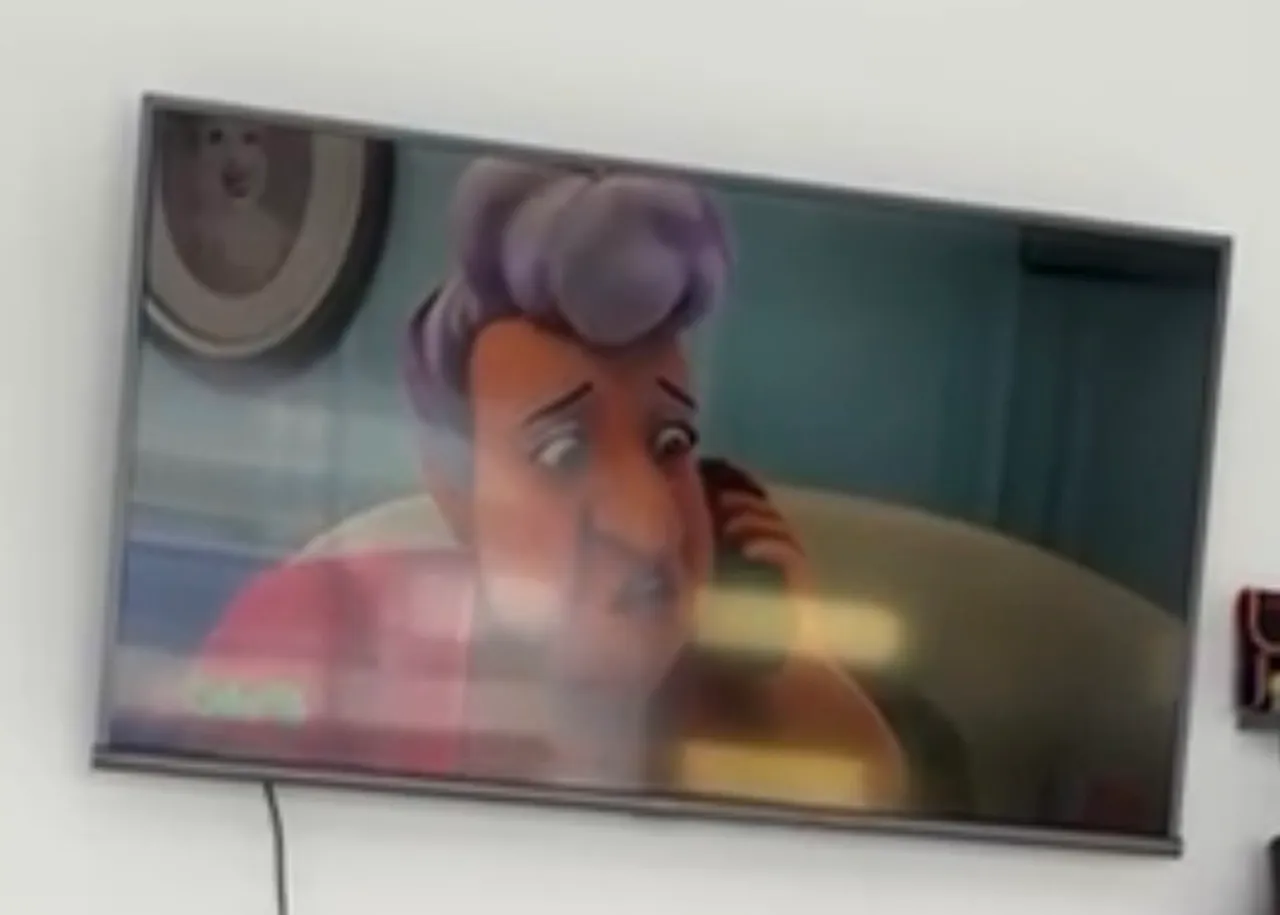 TV - Desenho Animado na Tela