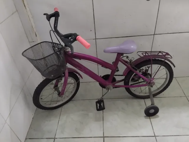 Bicicleta Infantil Roxa
