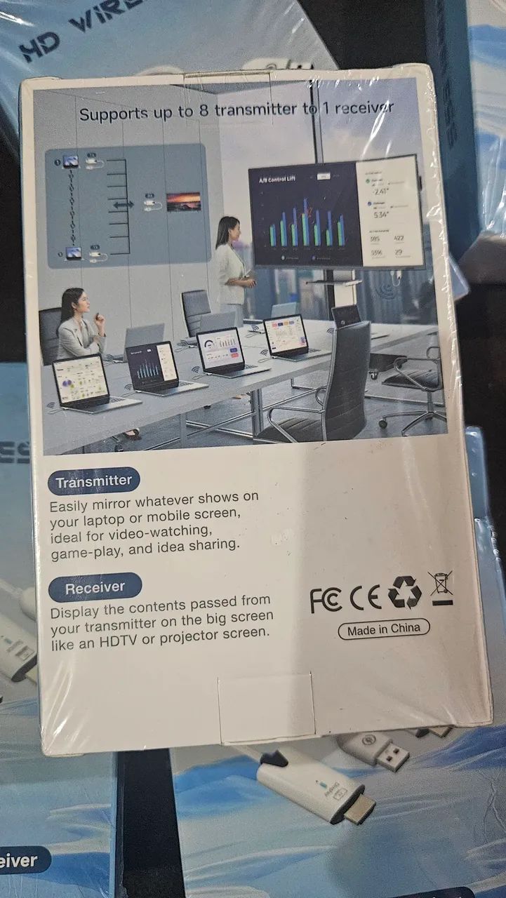 Transmissor e Receptor HDMI sem fio - 30 metros - Novo - Foto 2