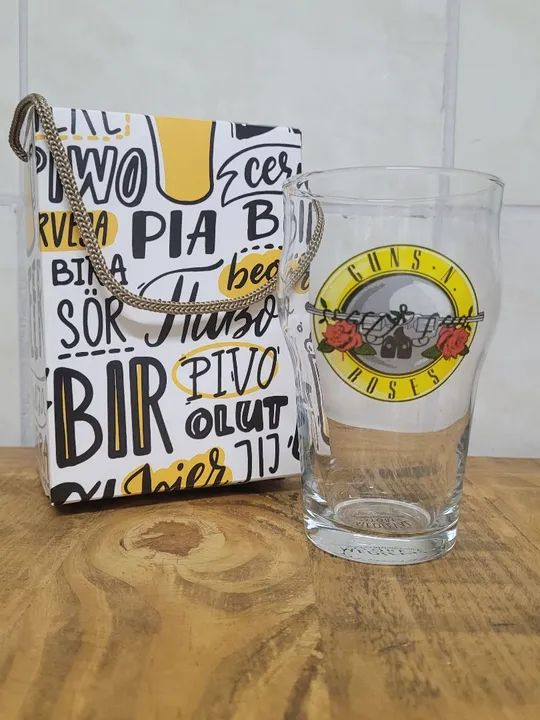 Copo Guns N' Roses - Cerveja