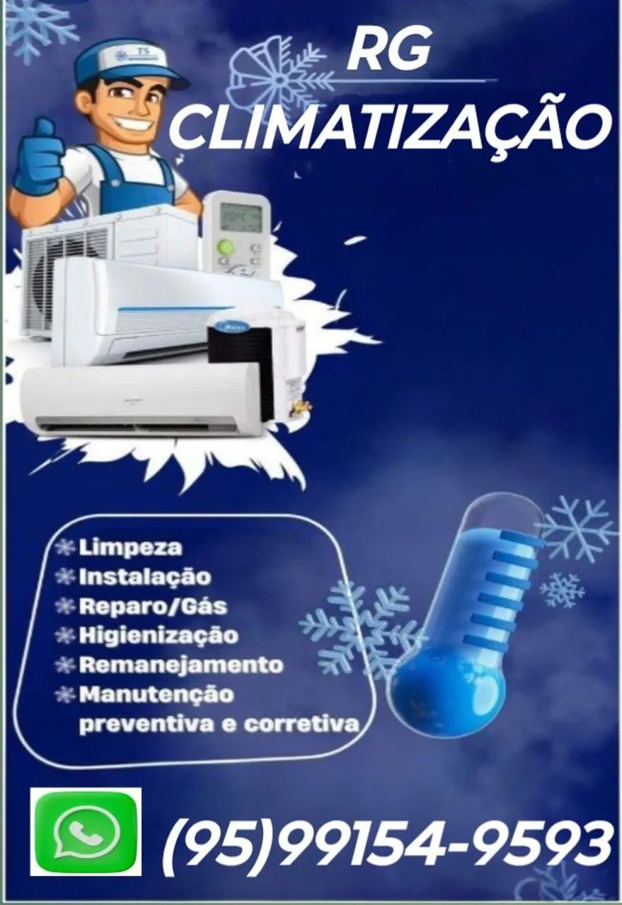 Limpeza, instalação e  manutenção de centrais de ar