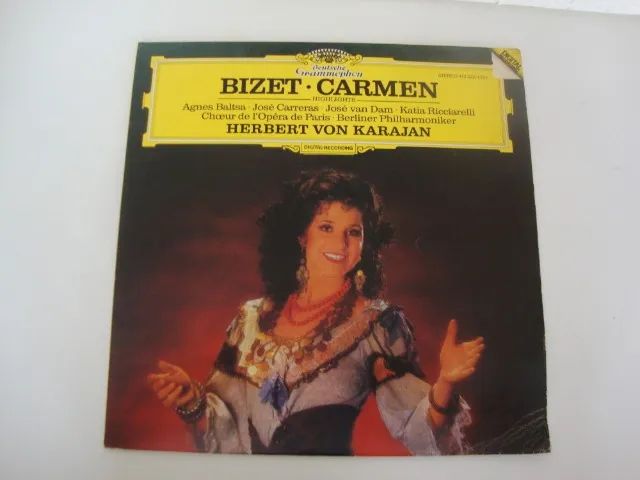 LP Vinil Deutsche Grammonphon Bizet Carmen .
