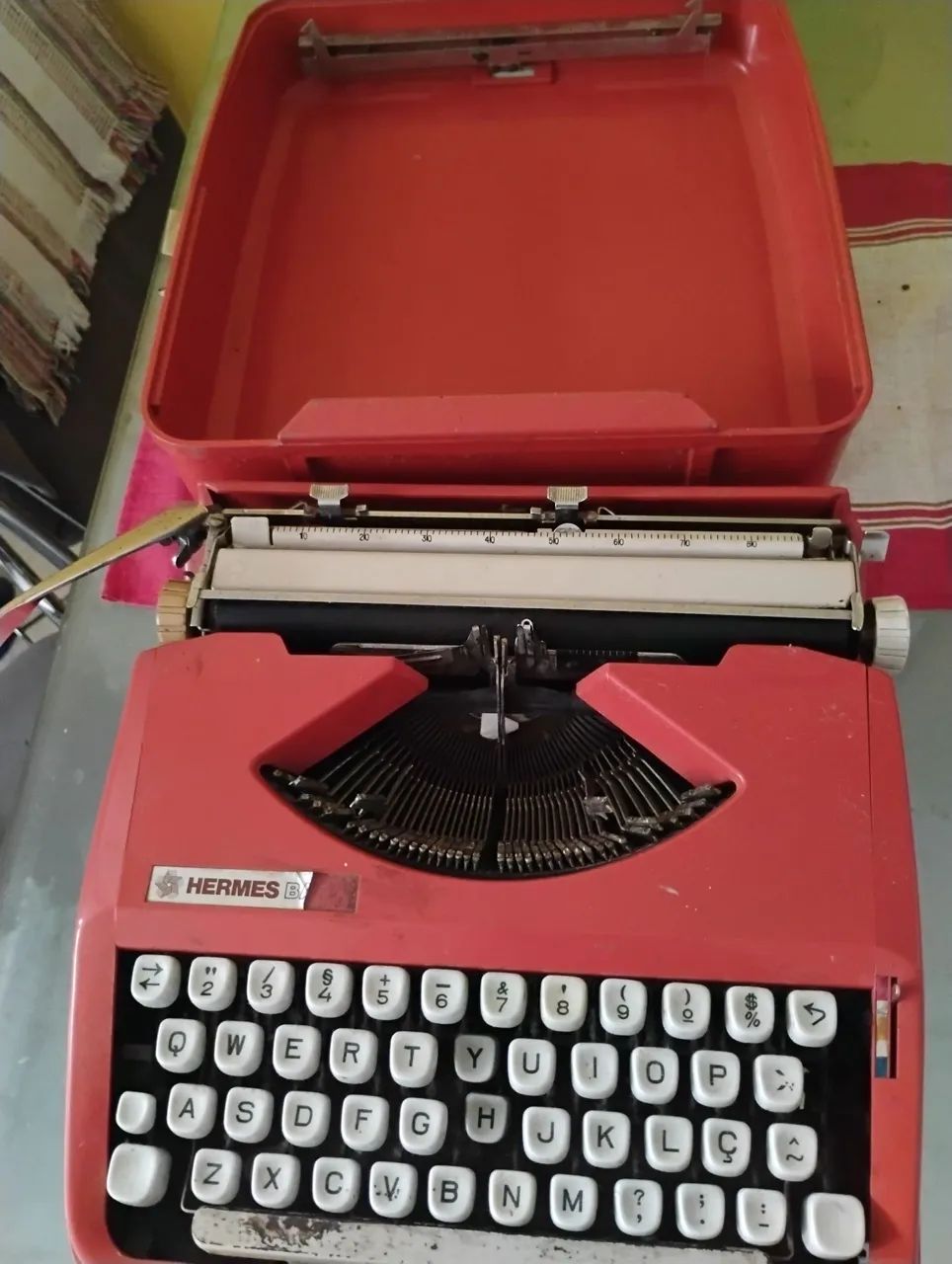 Máquina de escrever retrô 