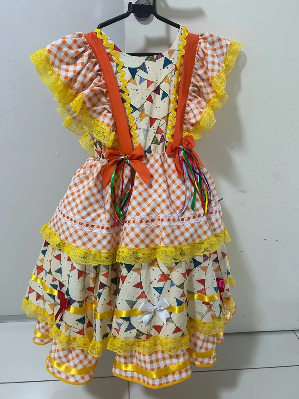 Vestido Festa Junina Infantil - Detalhes Encantadores