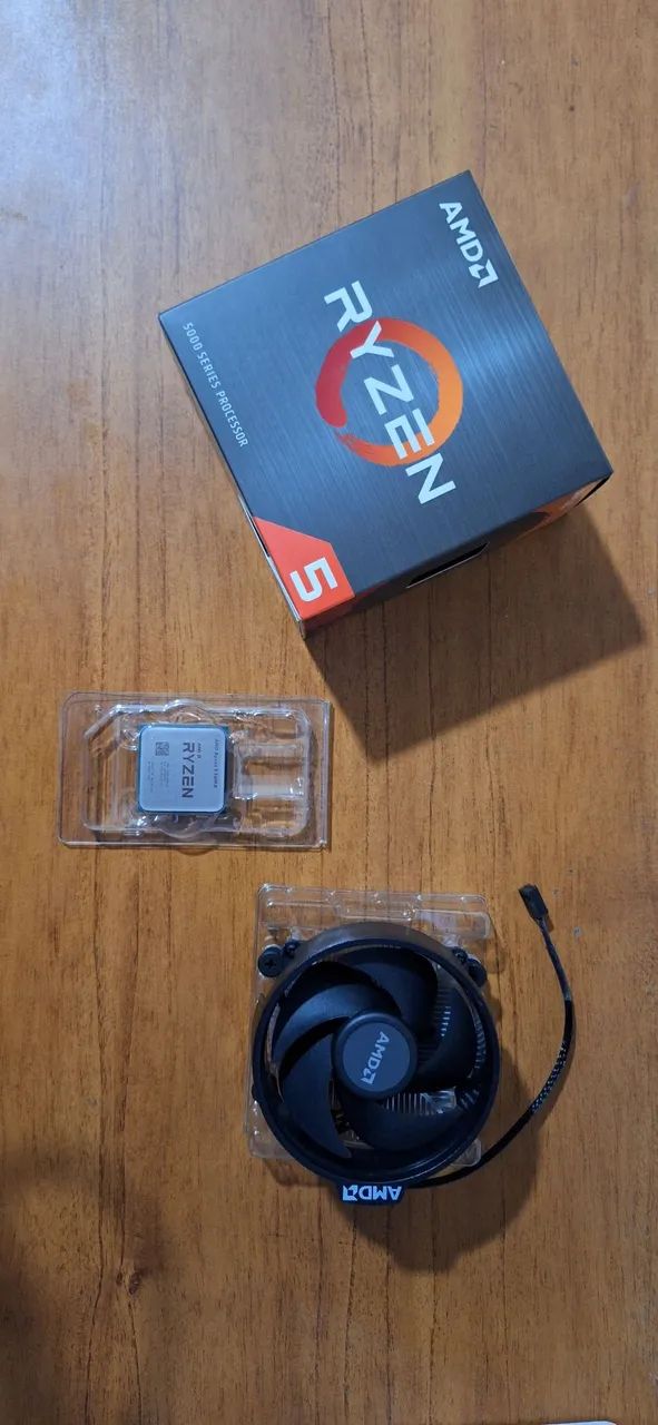 その他 AMD Ryzen 5 5600X BOX Processador AMD Ryzen 5 5600X, Cache 35MB, 3.7GHz (4.6GHz Max