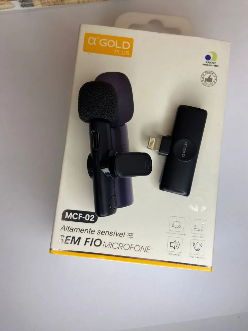 *Lapel Microphone with USB-C Connector MCF-02 A? Gold*64407621221250121