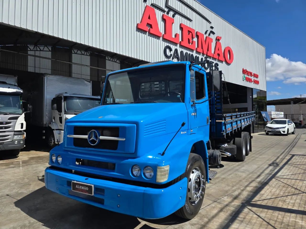 MERCEDES-BENZ MB 1620 ANO 2003 TRUCK CARROCERIA ALEMÃO CAMINHÕES ITAPETININGA 
