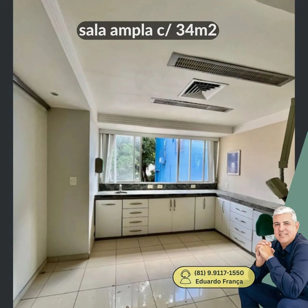 Vendo linda Sala consultório médico odontológico, 34m2 estacionamento privativo e grátis p