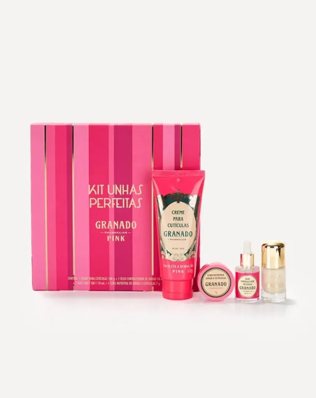 Kit Unhas Perfeitas Pink Granado