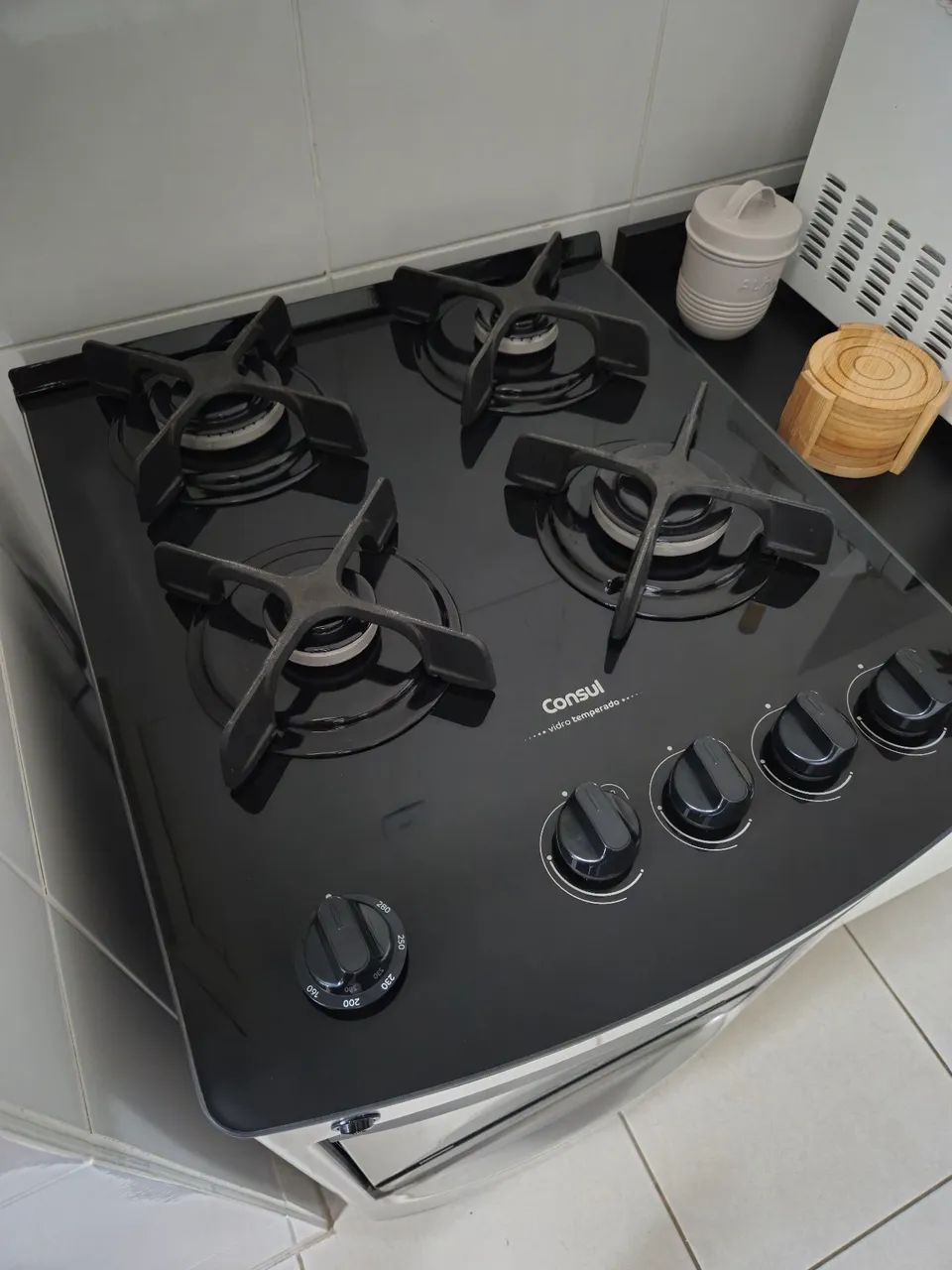 Fogão Consul 4 Bocas INOX - Vidro Temperadodo - Foto 3