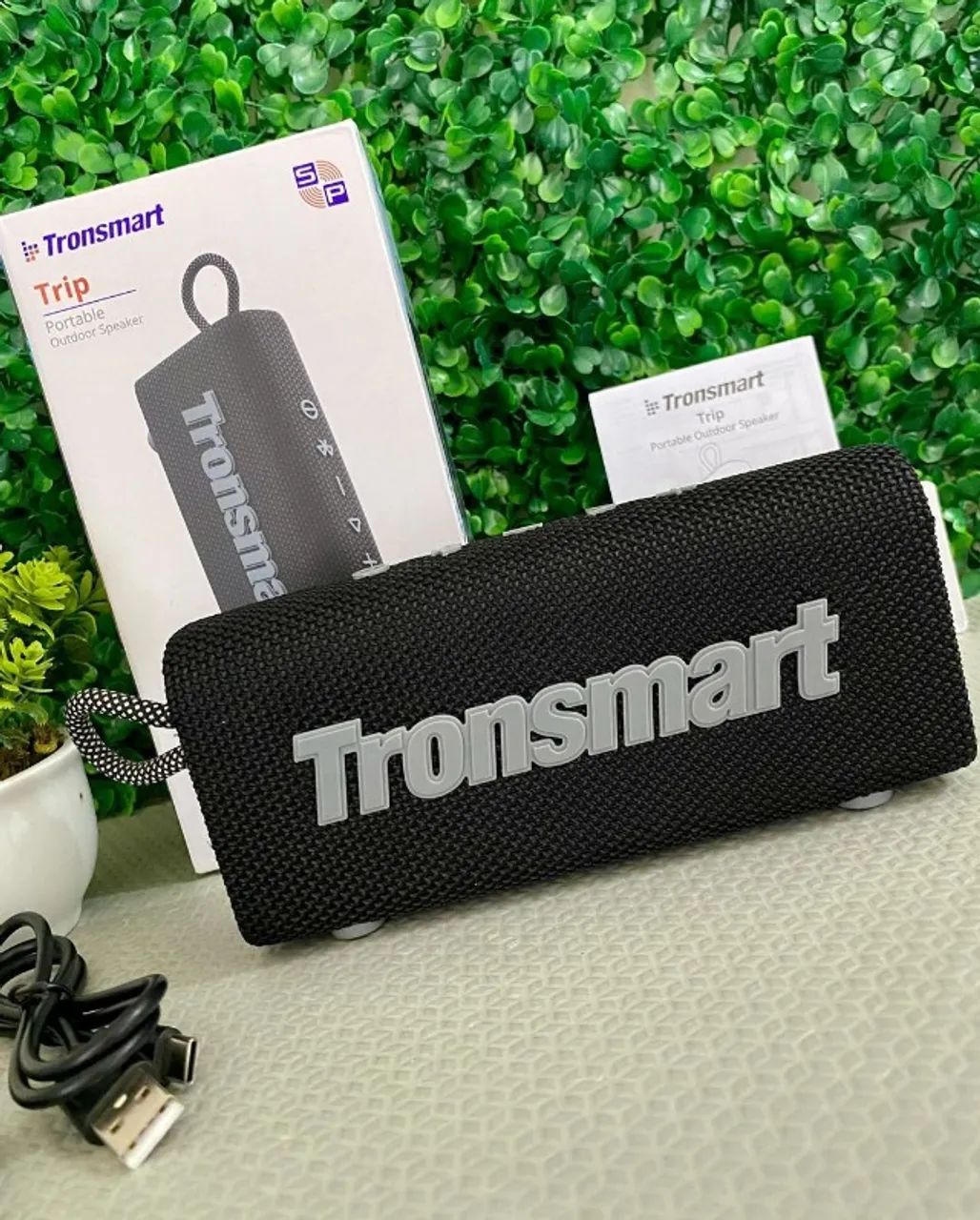 Caixa de Som Bluetooth Tronsmart Trip IPX7 Lacrado - Foto 2