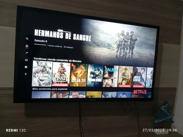 Smart tv de 32 polegadas com control. Óptimo estado e funcionando tudo certinho - Foto 4