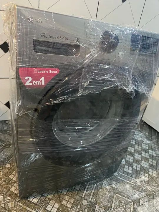 Lava e seca de inox LG 8.5 kg  - Foto 4