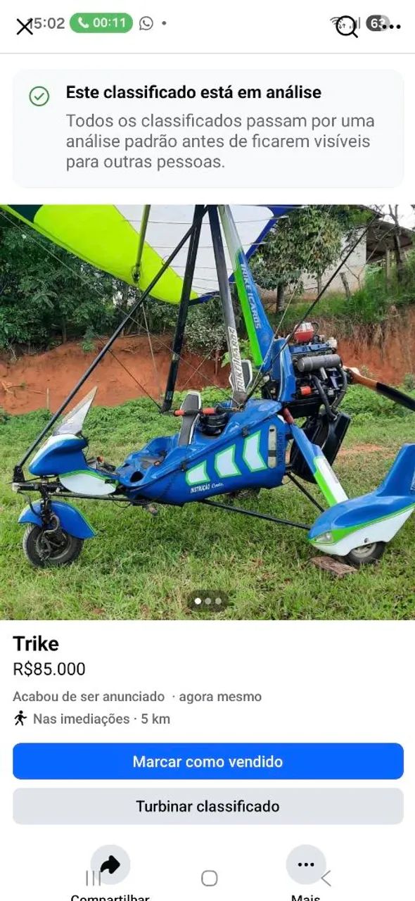 Ultraleve trike icaros adventure  - Foto 3