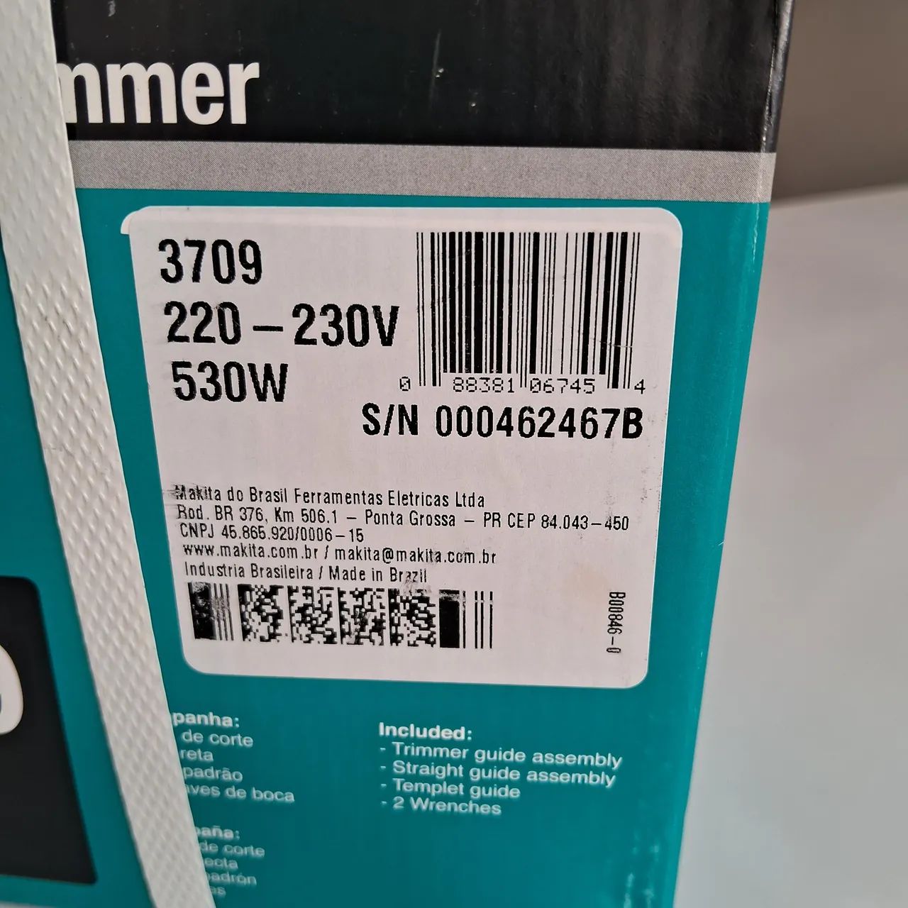 Tupia makita com nota fiscal, garantia, 220V  - Foto 4