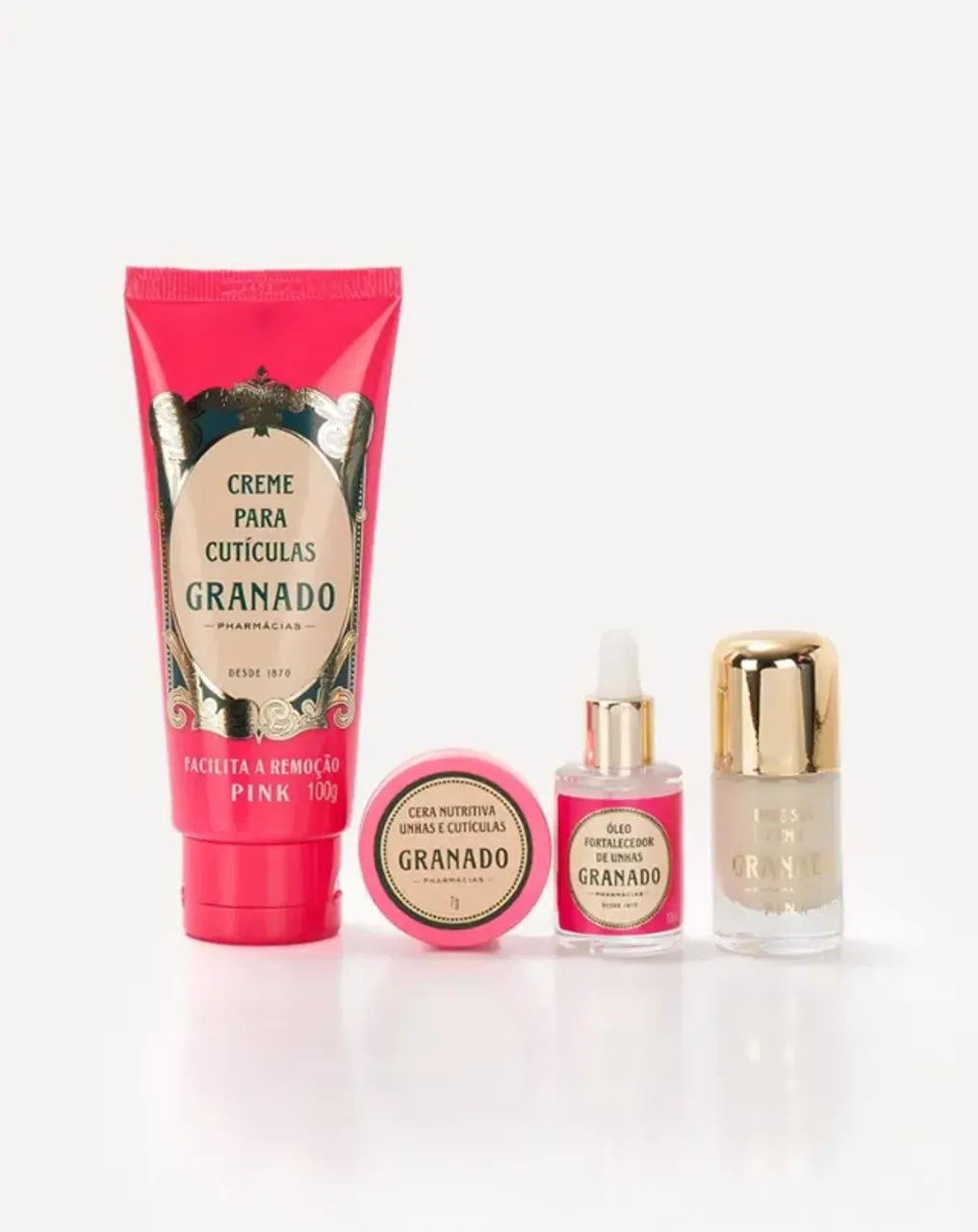 Kit Unhas Perfeitas Pink Granado - Foto 2