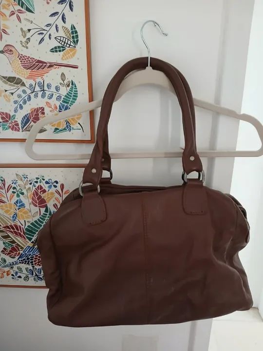 Bolsa andarella couro -Linda! - Foto 2
