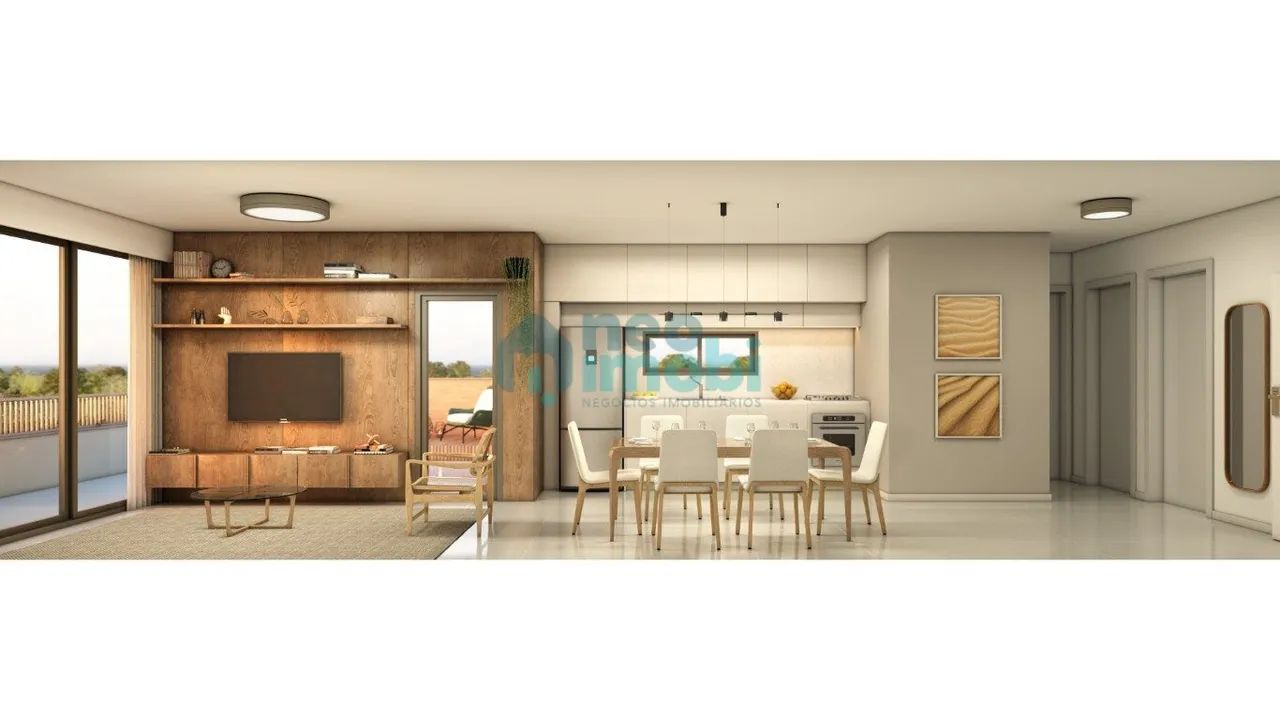 Cobertura com 3 dormitórios (1 suíte), 83m² + terraço de 45m², Villa Jordão, Governador Ce - Foto 2