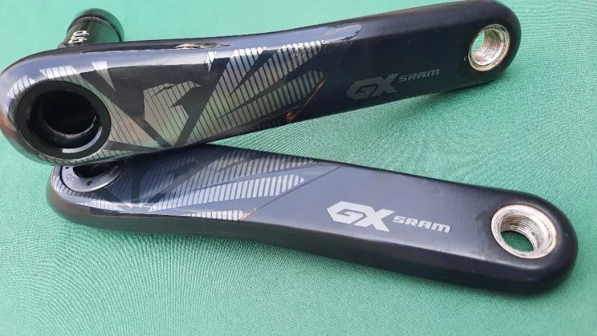 Pedivela Sram GX Lunar de Carbono, Eagle Dub 175mm, bike aro 29, bem conservado