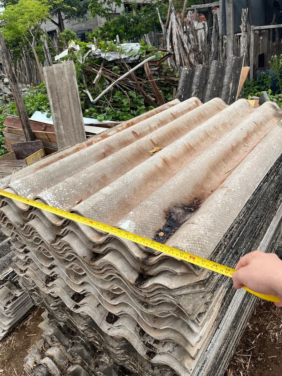 Telha fibrocimento 1,52 x 0,92 x 6 mm