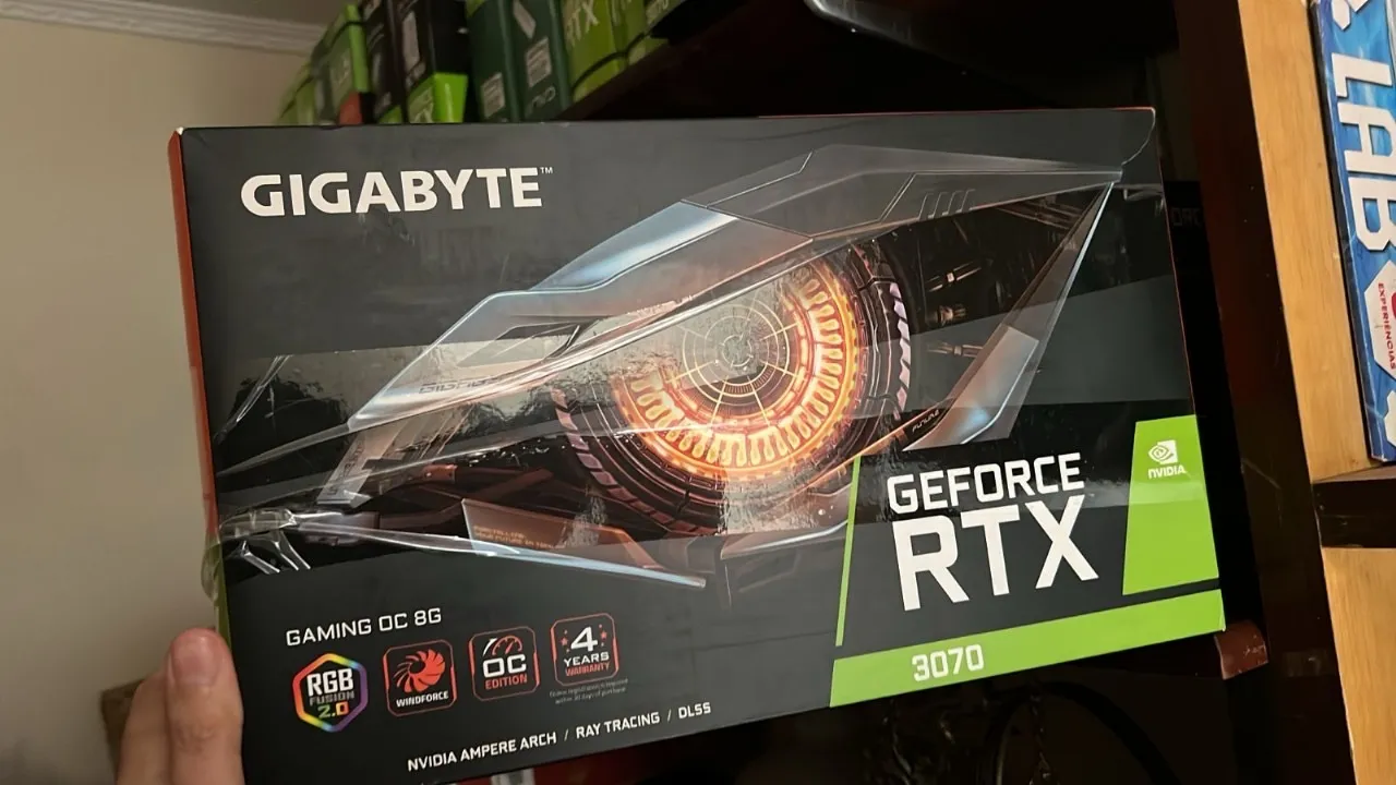 Placa de Vídeo Gigabyte GeForce RTX 3070 Gaming OC 8G