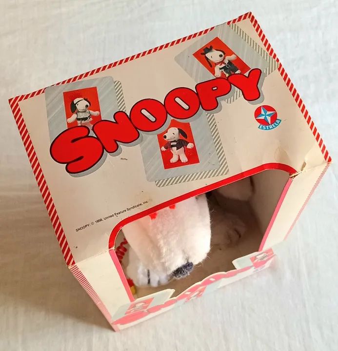 Boneco Pelúcia Snoopy Rock Estrela Anos 60 Raro Na Caixa - Foto 3