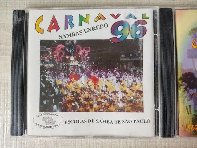 Kit 2 Cds Carnaval Enredo 96 97 Escolas De Samba São Paulo (Usado) - Foto 2