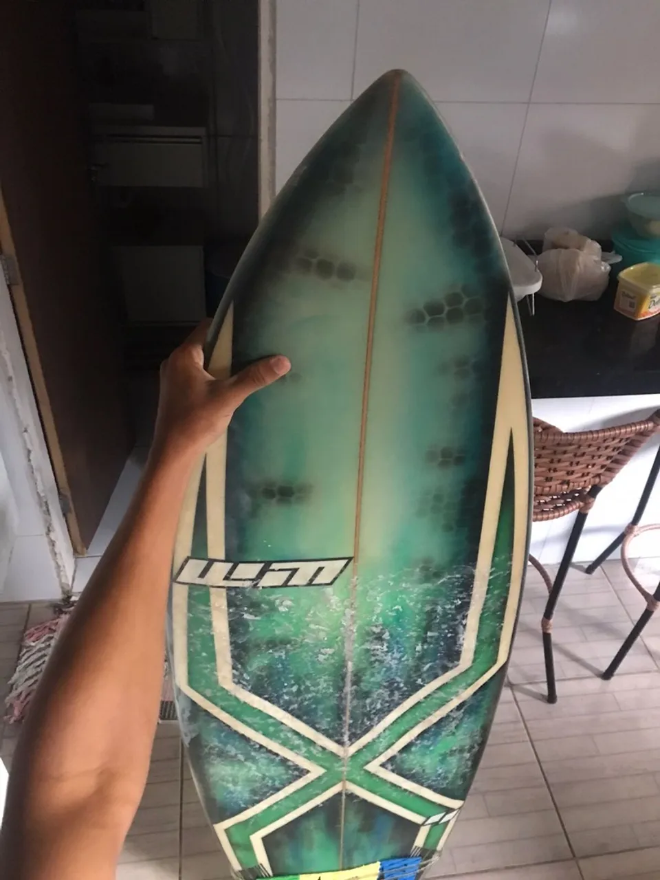 Prancha de Surfe WM Semi Nova 5'9 - 28 Litros