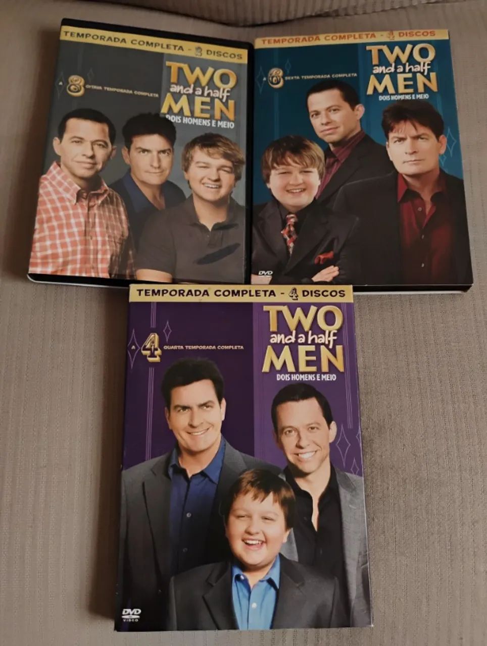 DVDS SÉRIE TWO AND A HALF MEN 
