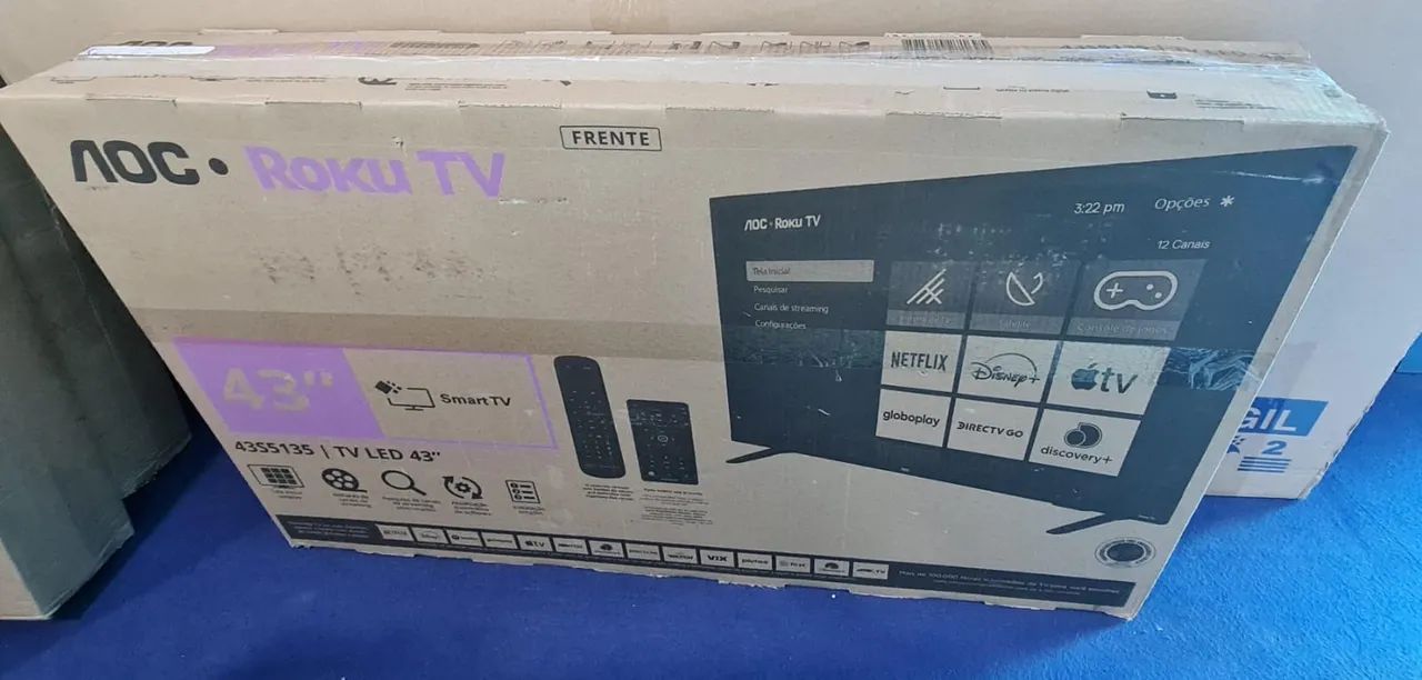 TV AOC SISTEMA ROKU 43 polegadas - Foto 5