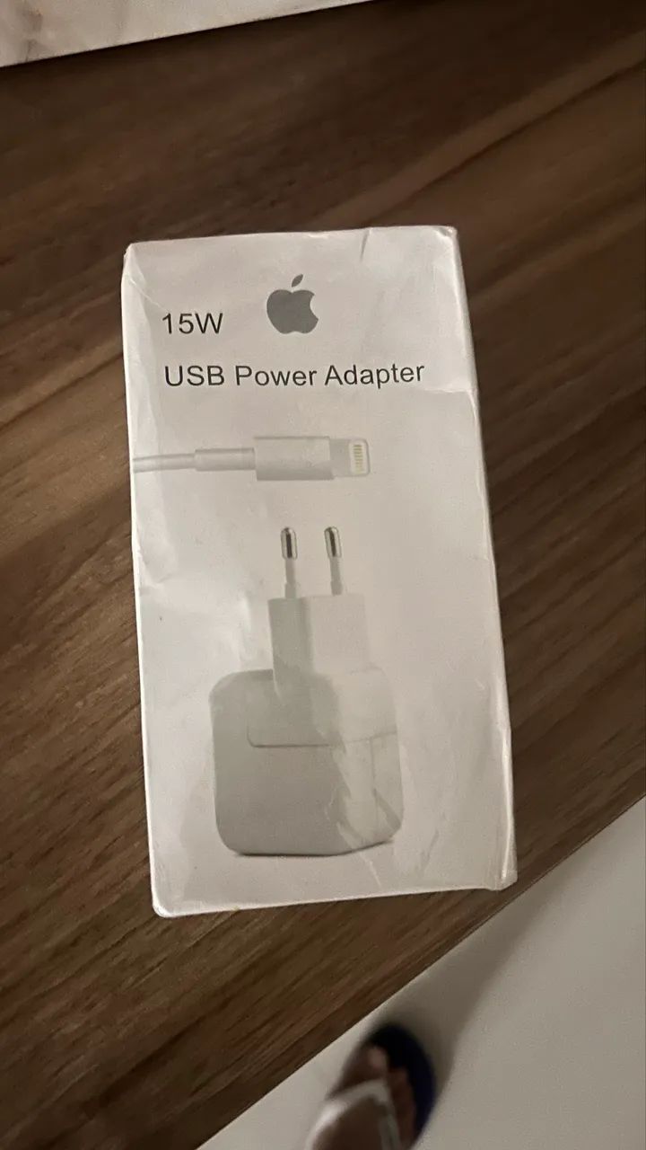 Carregador Iphone completo 15w 
