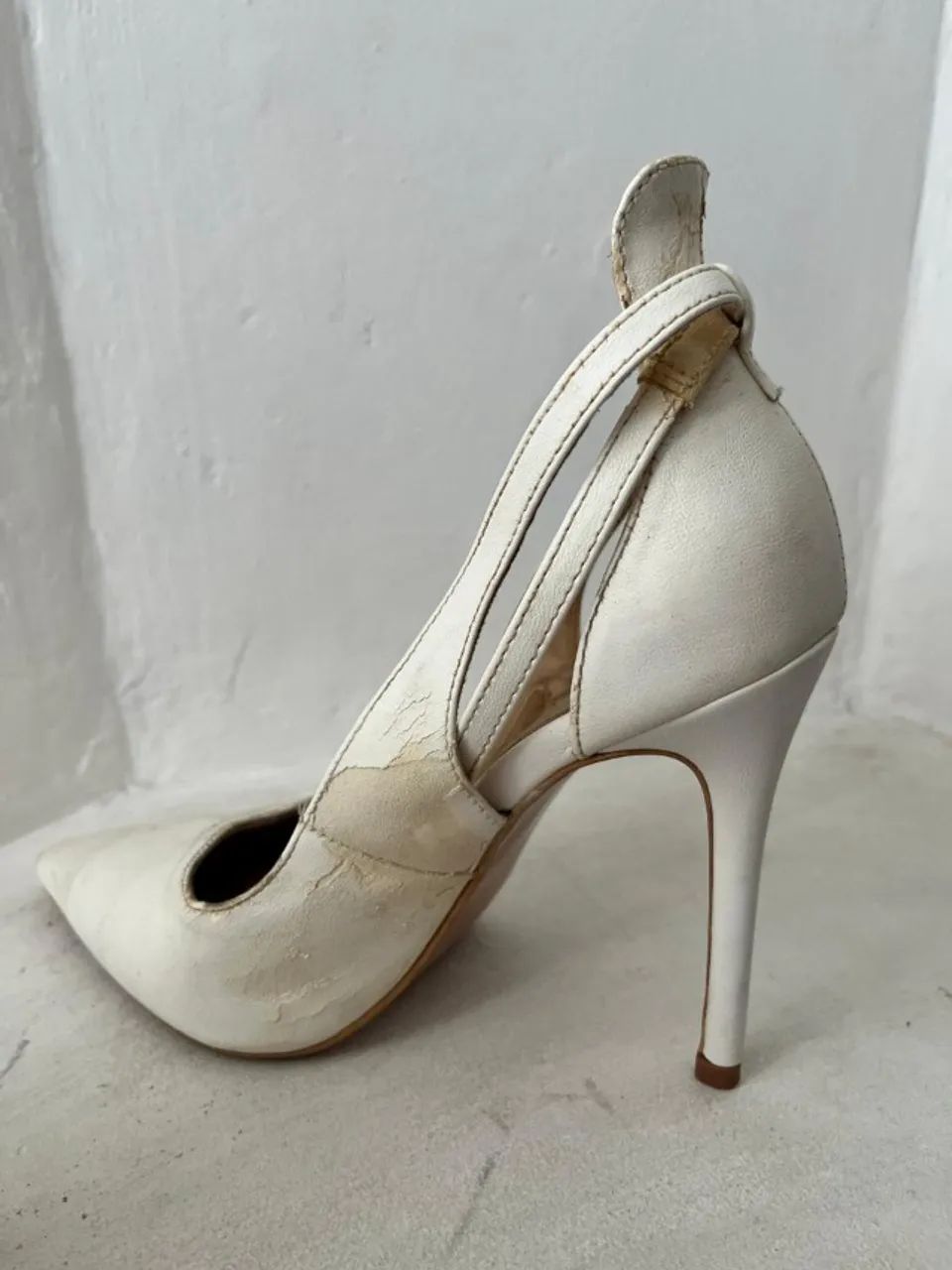 Scarpin Branco 35 - Foto 4