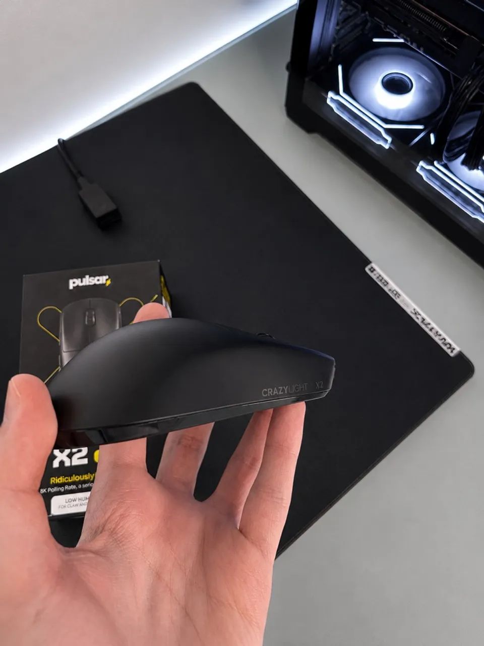 Mouse Pulsar X2 Crazylight Mini 8k + Caixa - Foto 3