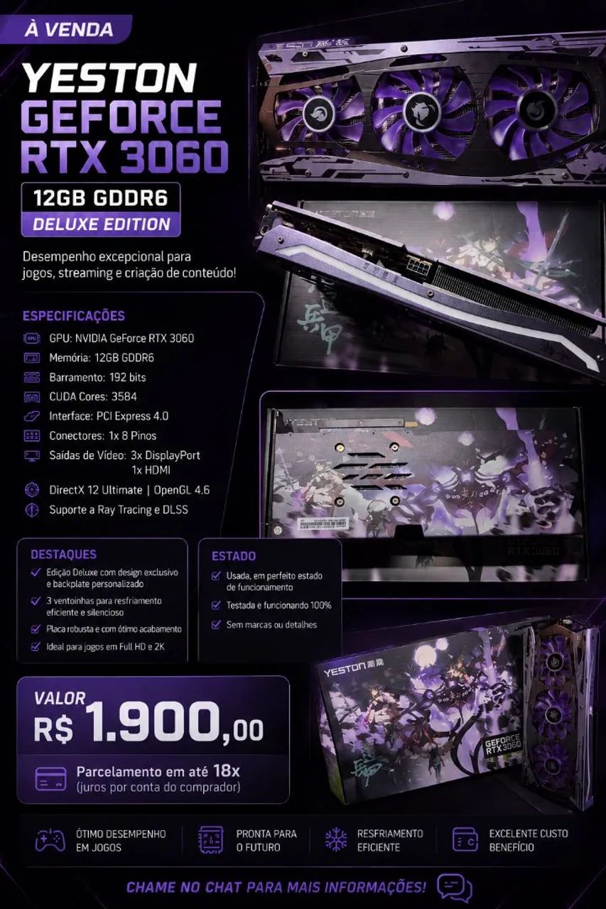 RTX 3060 12GB YESTON 