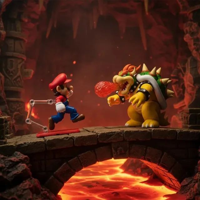 Figura de ação S.H.Figuarts Bowser (SUPER MARIO) - Foto 4