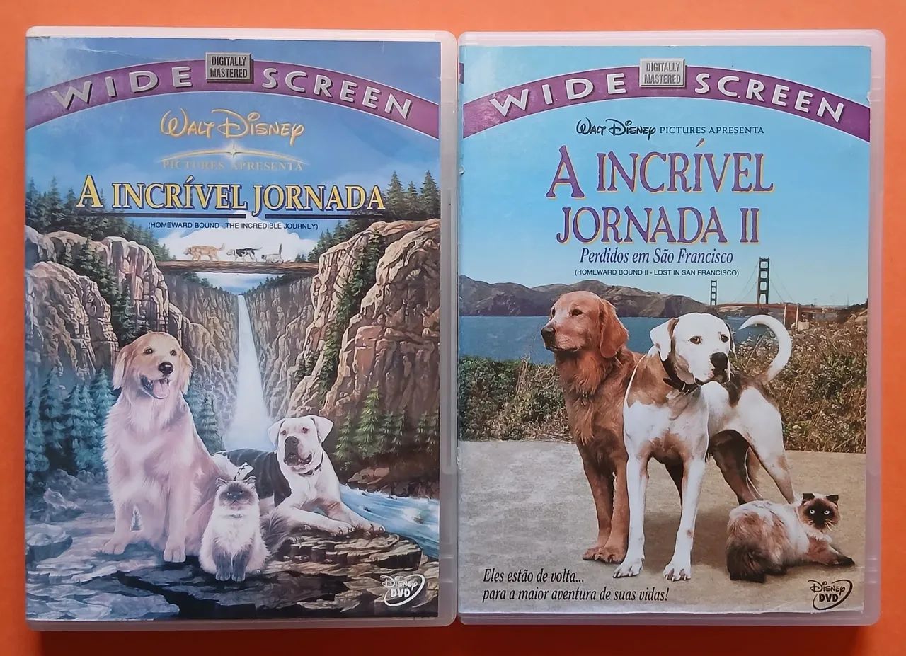 Dvd A Incrível Jornada 1 e 2 - Walt Disney 