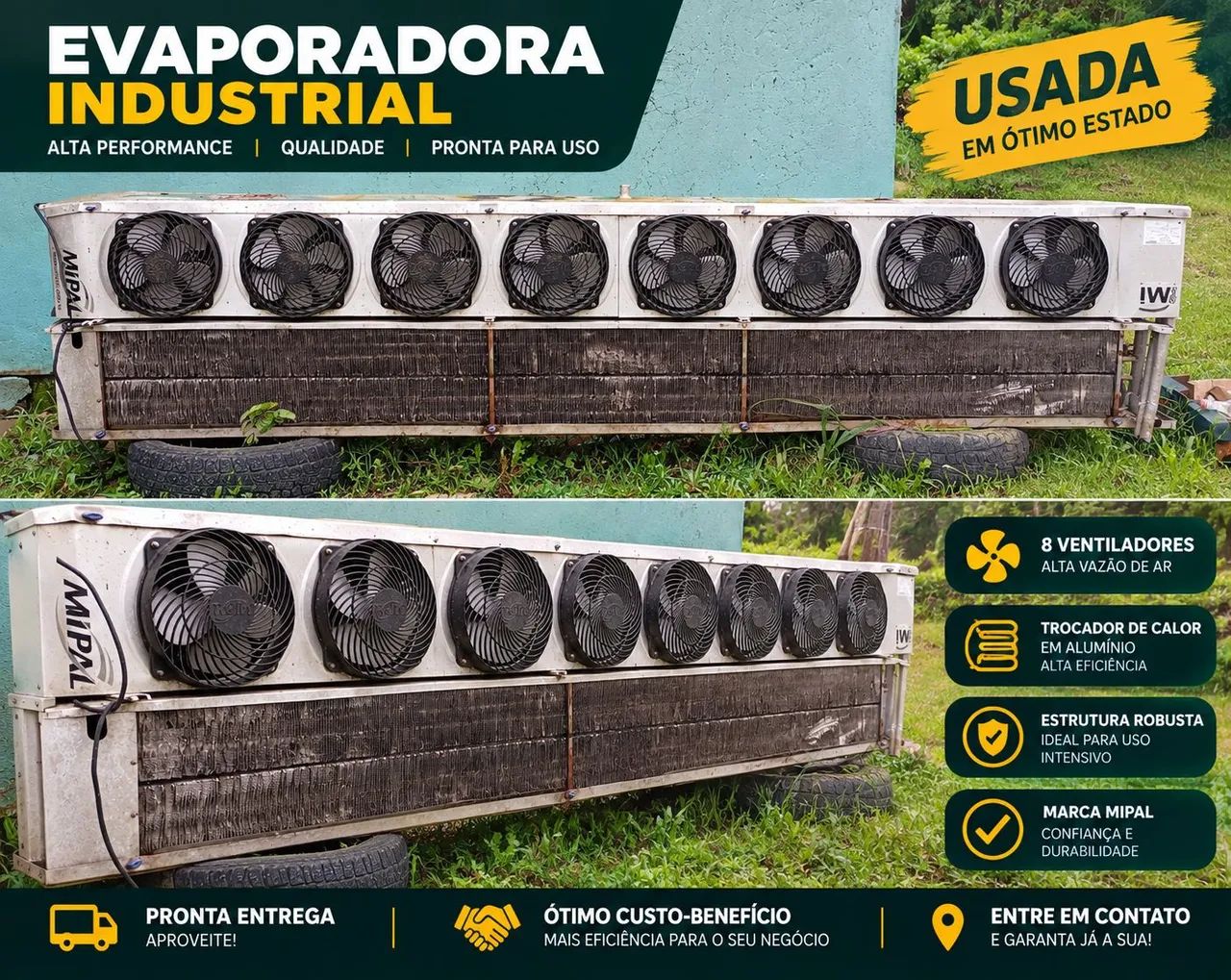 2 evaporadoras 