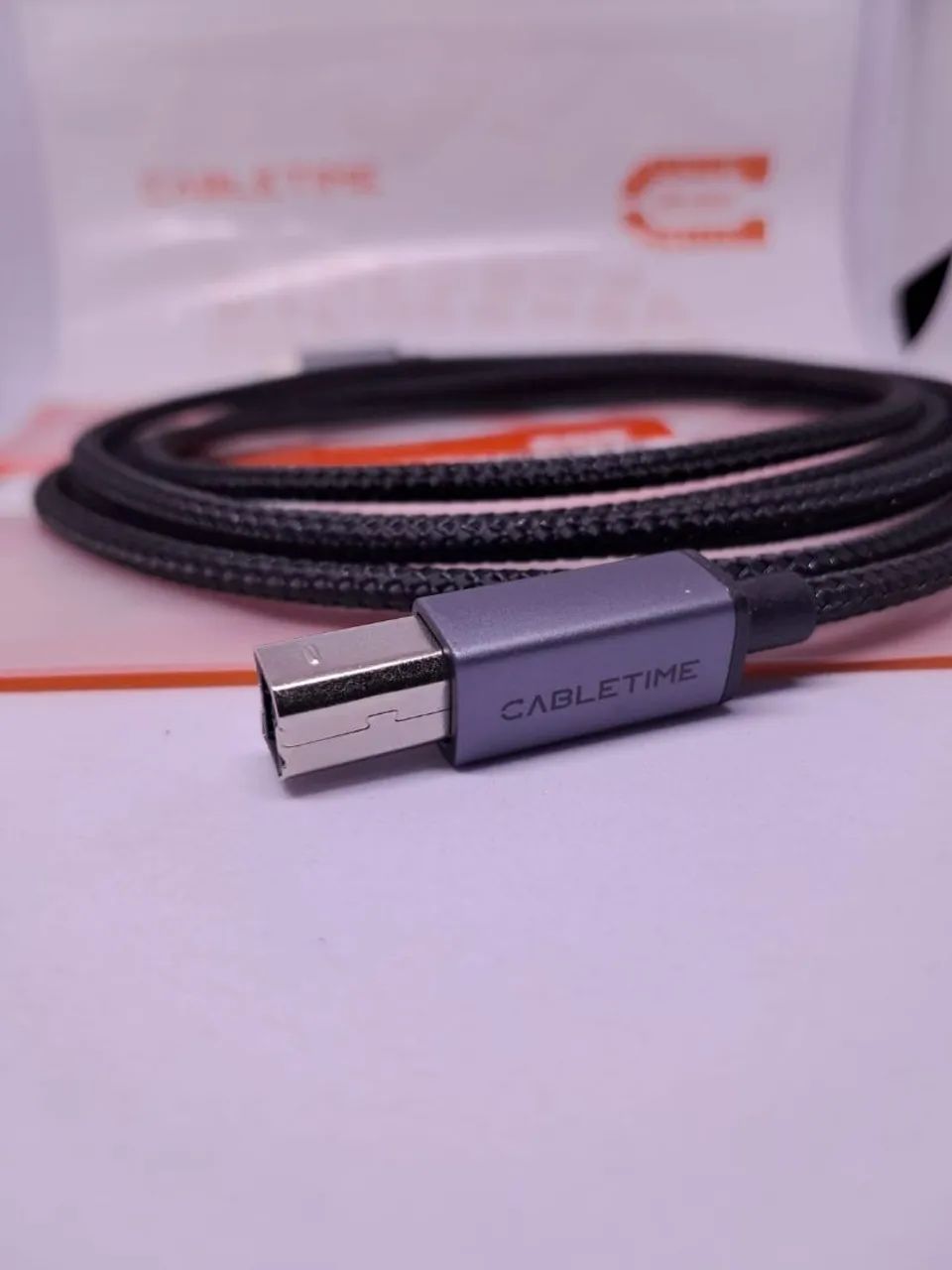 Promoção!!! Cabo USB Tipo C Para Impressora Cabletime 2m - Foto 4