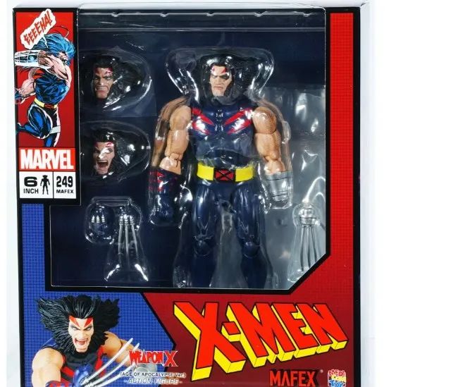 Figura de ação Mafex No.249 Weapon X( Wolverine)(Age of Apocalypse