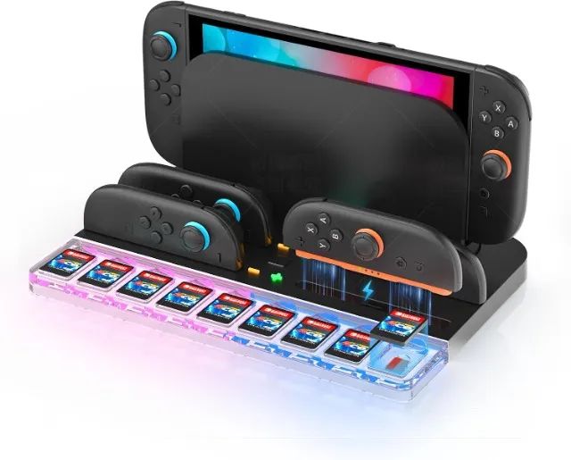 Base de Carregamento e Suporte para Controles Joy-Con do Nintendo Switch 2