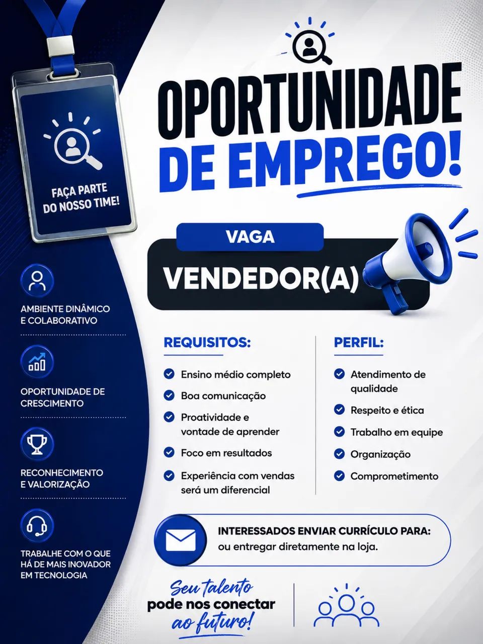 VENDEDOR(A) SHOPPING