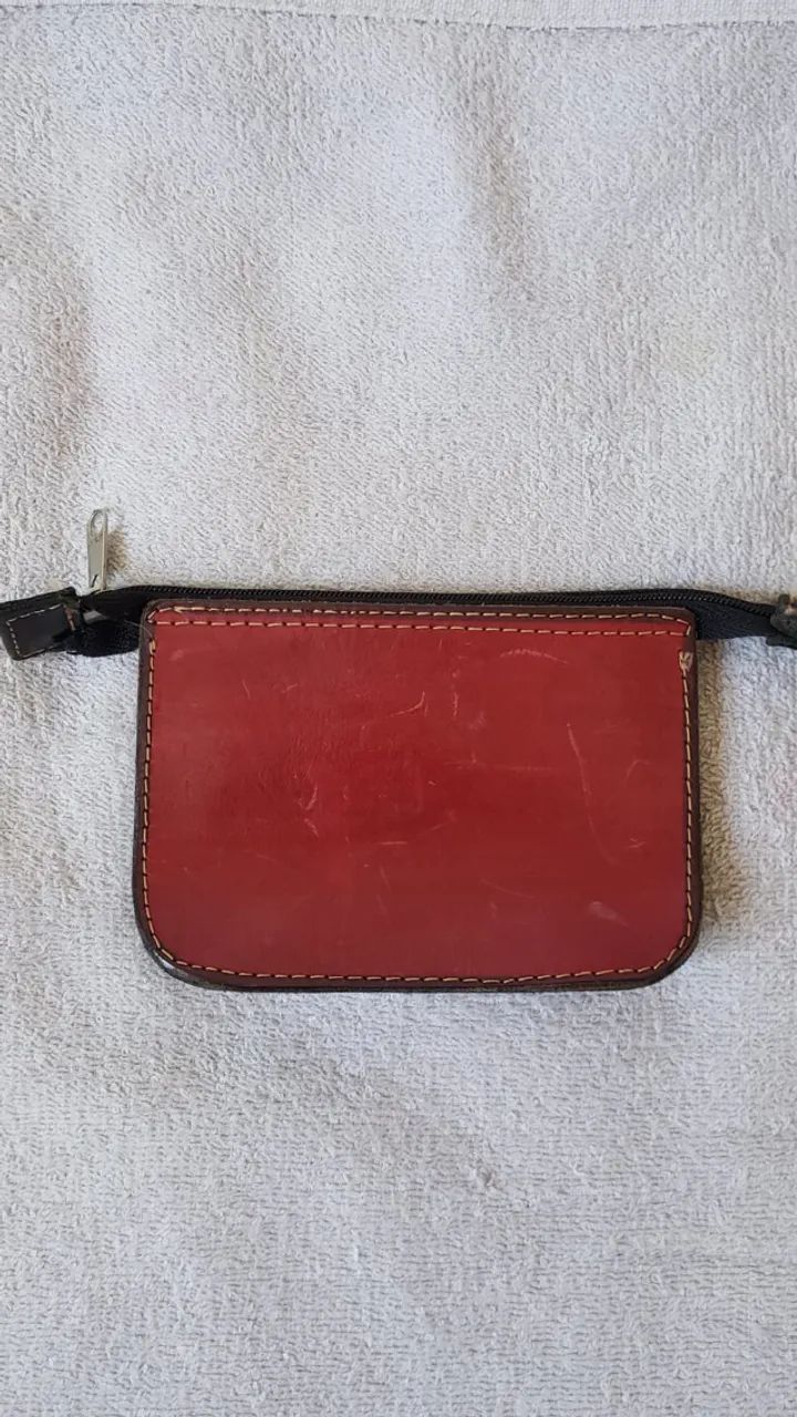 porta cartão e moedas de 100% couro original da Argentina - Foto 4