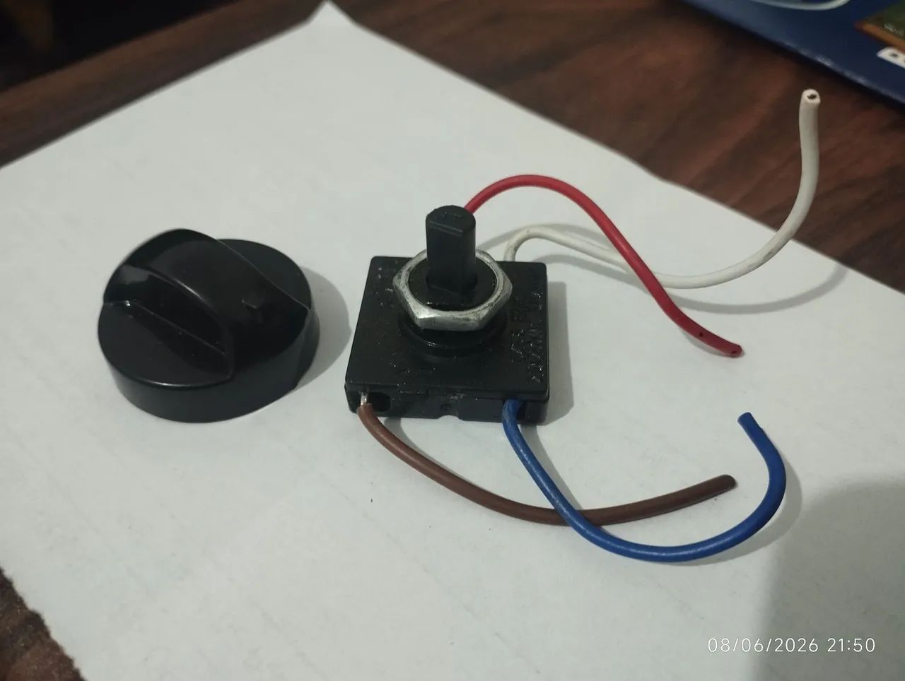 Chave comando coletora de ventilador  - Foto 3